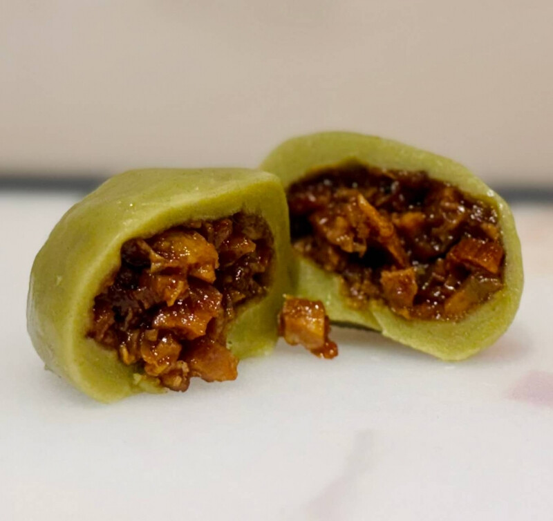 JX Green Balls with Char Siu 4 x 60g