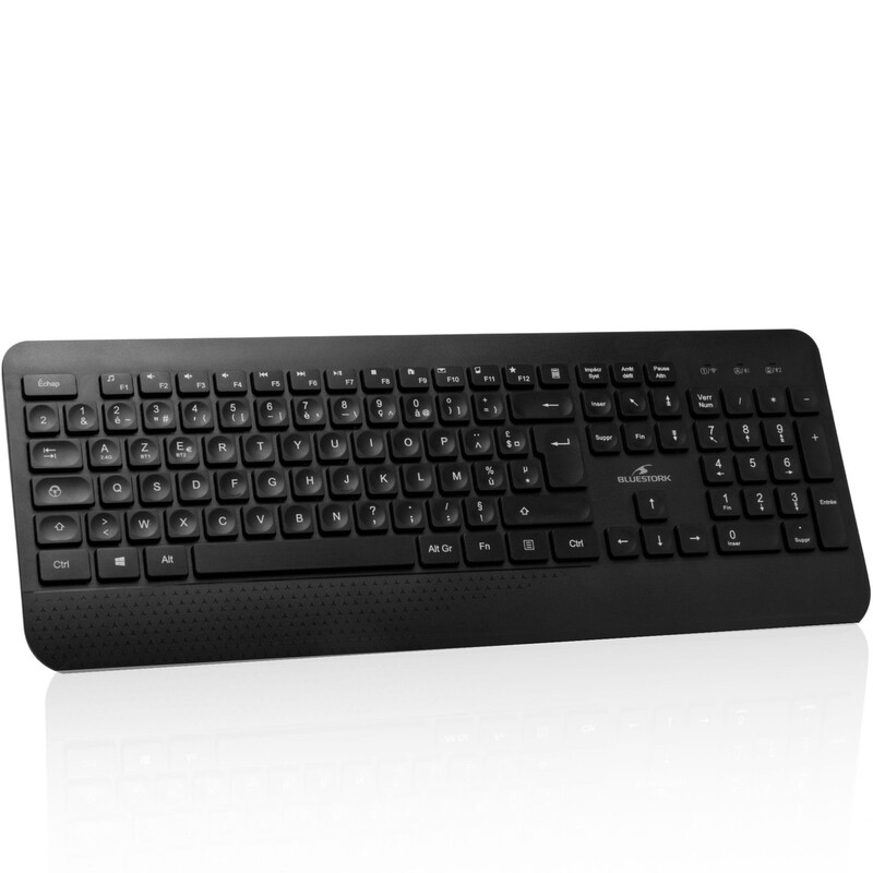 Clavier Sans Fil Bluestork KB Office R2 – Touches Ergonomiques AZERTY - vue 7