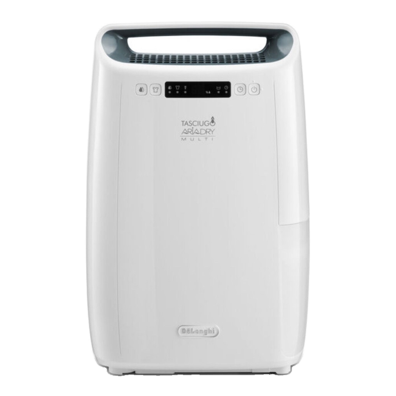 De‘longhi White De'longhi Ariadry Multi Dehumidifier, 16 Litre/Day Extraction, Laundry Function, Anti-Allergy Filter, Dex216rf
