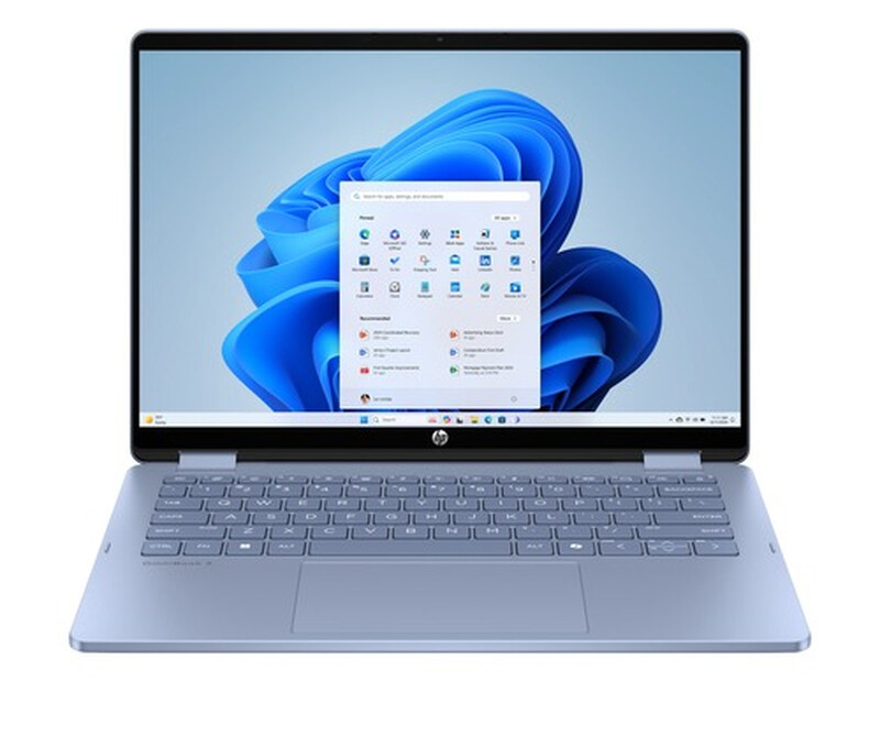 HP OmniBook 5 Flip 14-fp0251ndx 2-in-1 laptop – Intel Core 5 120U, 8 GB RAM, 512 GB SSD, 14 inch touchscreen, Windows 11 Home, Blauw