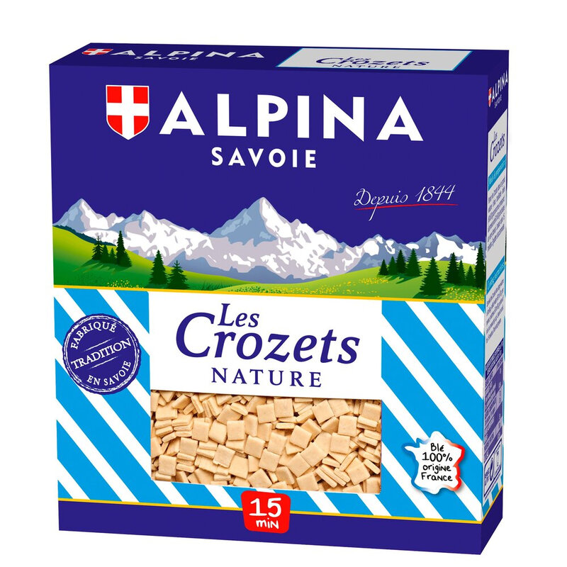 Pâtes Crozets Nature Alpina La Boite De 400 G