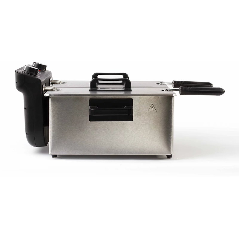 Friteuse double LIVOO DOC217 2 x 3 Inox + - vue 6