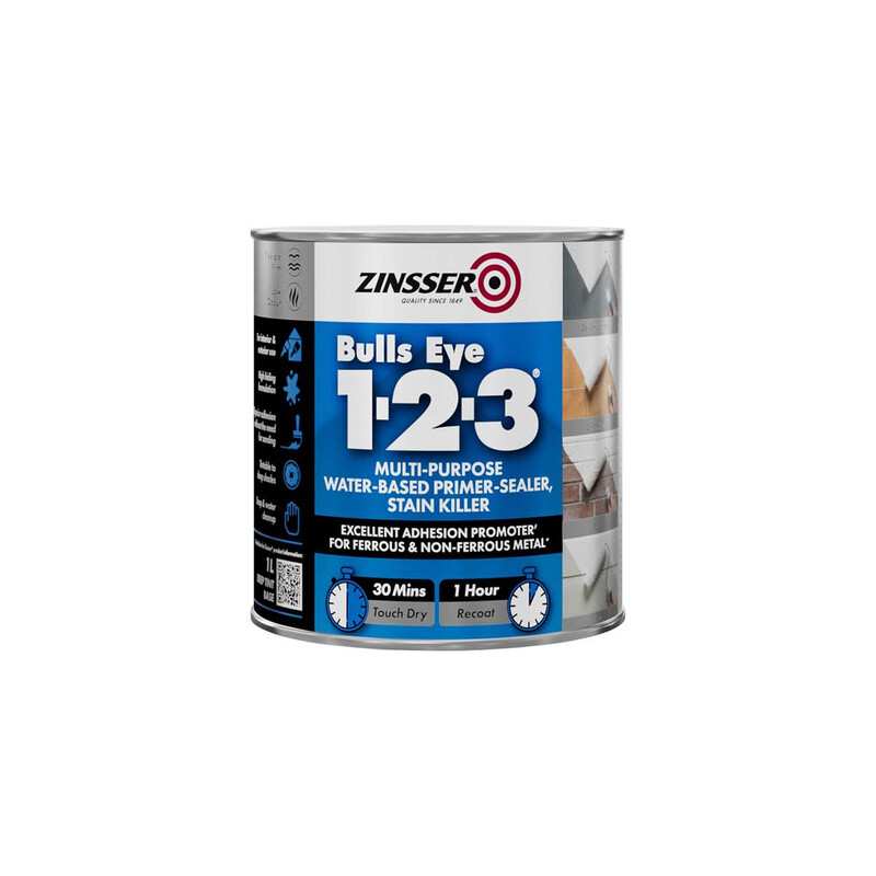 Zinsser Bulls Eye 1-2-3 Primer White 1L