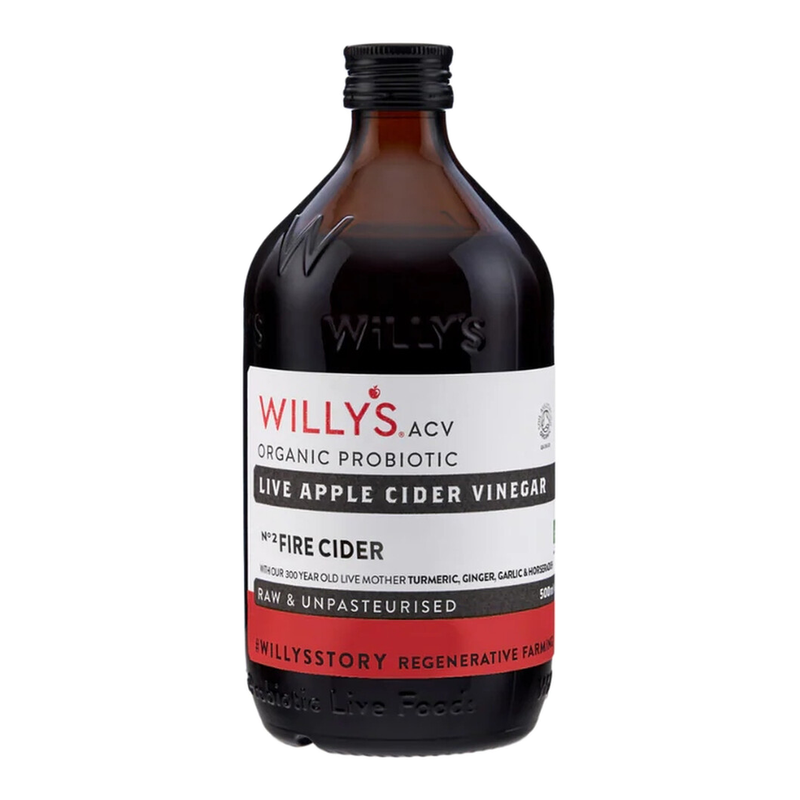 Willy's Organic Fire Cider Apple Cider Vinegar - 500 Ml