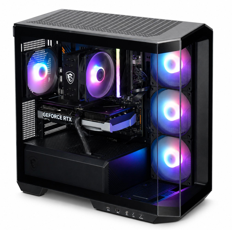 PC Gamer - RTX 5070 Ti 16 Go - Ryzen 7 8700F - 16 Go DDR5 - 1 To