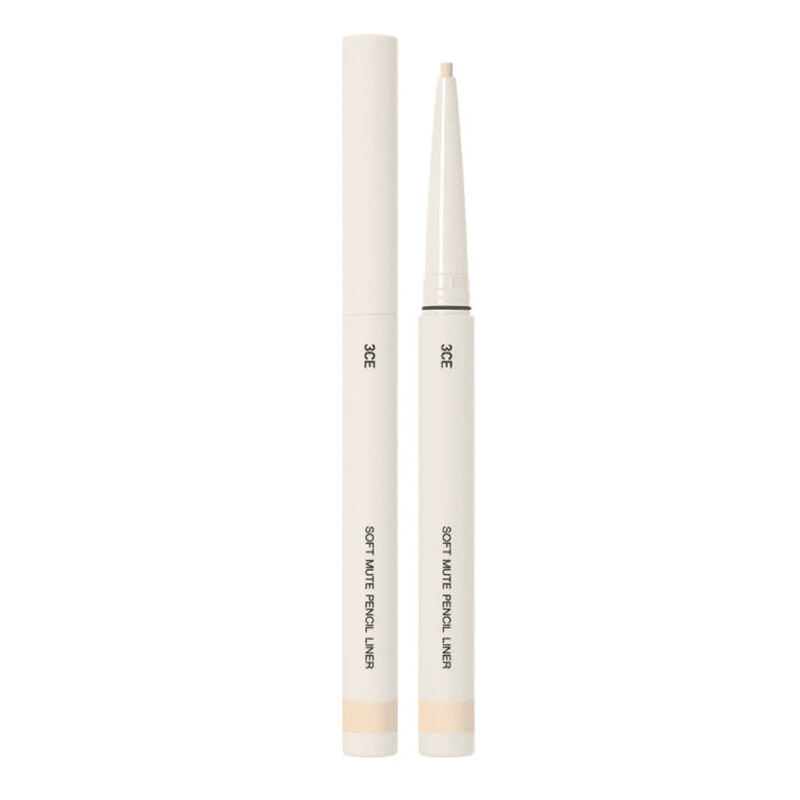 3CE Soft Matte Potlood Eyeliner #MILK NUDE Melk Nudekleurig 0,1g