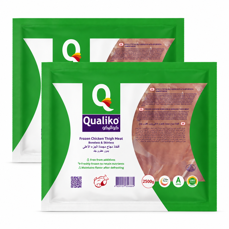 Kipdijfilet Zonder Bot & Vel 2 x 2,5 kg
