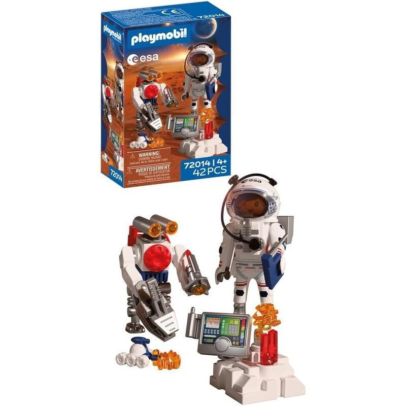 PLAYMOBIL ESA: Astronaut mit Roboter