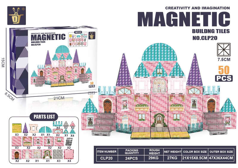 Educational Toys magnetic tiles magnetspielzeug magnetkugeln kinder Qiyuan Educationa