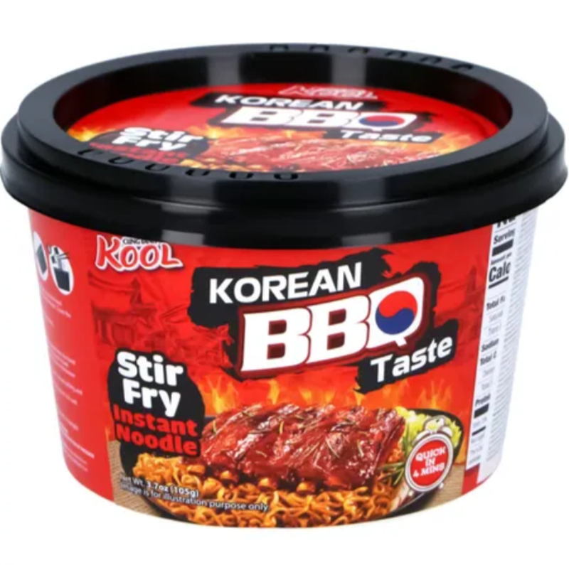 Cung Dinh Kool Korea BBQ-Geschmack Gemischte Nudelschüssel (Mì Trộn Hương BBQ) 105 g