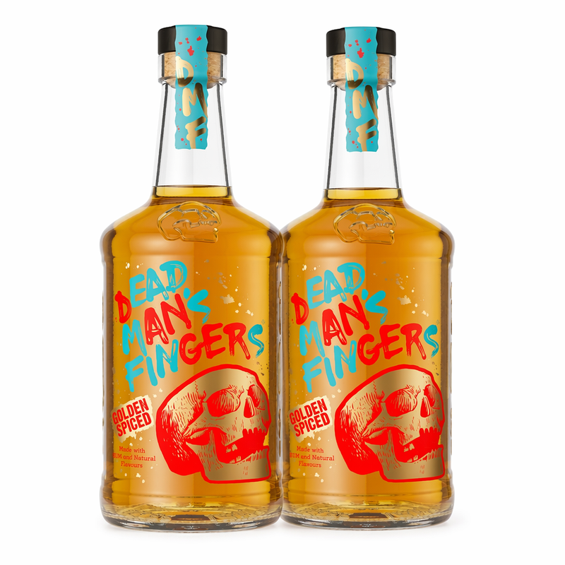Pack of 2 Dead Man's Finger Golden Spiced Rum 70cl