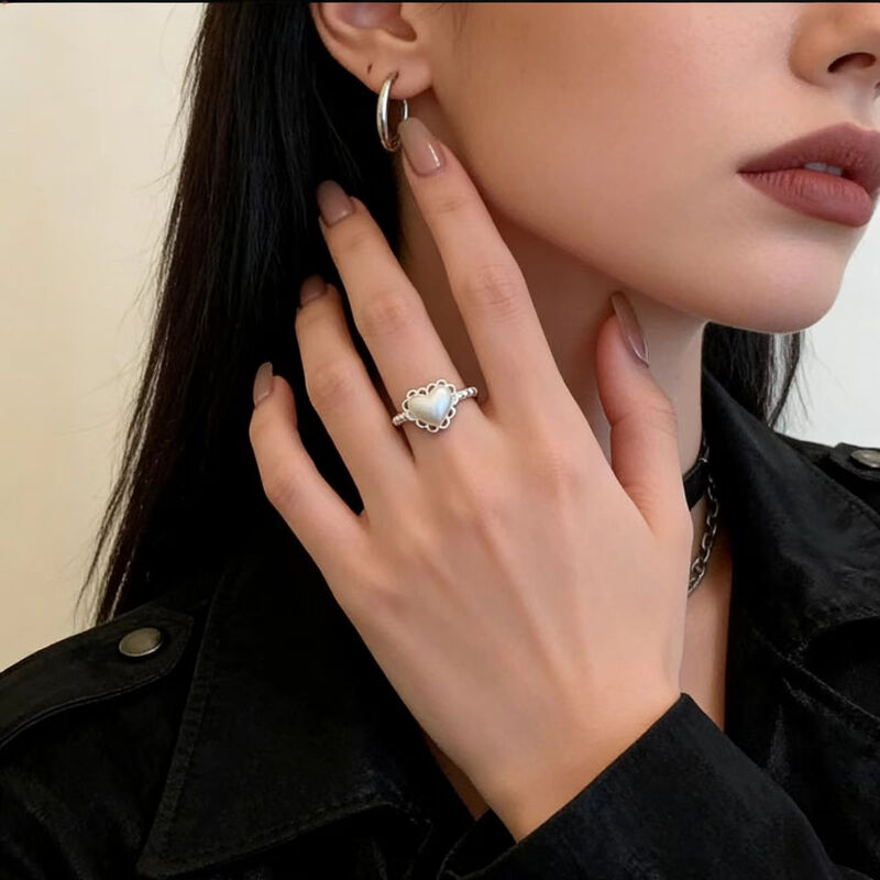 Verbex S925 Silver Ring Open Adjustable Ring Stylish All Season