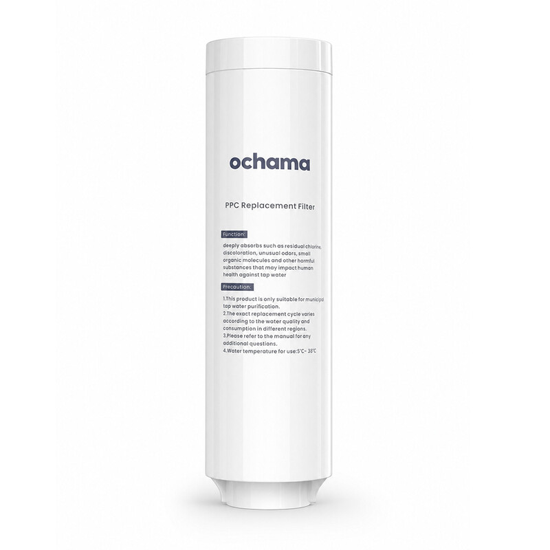 ochama Waterfilterpatroon, 1‑Traps PPC‑Filter, Compatibel met ochama 500G Waterzuiveraar