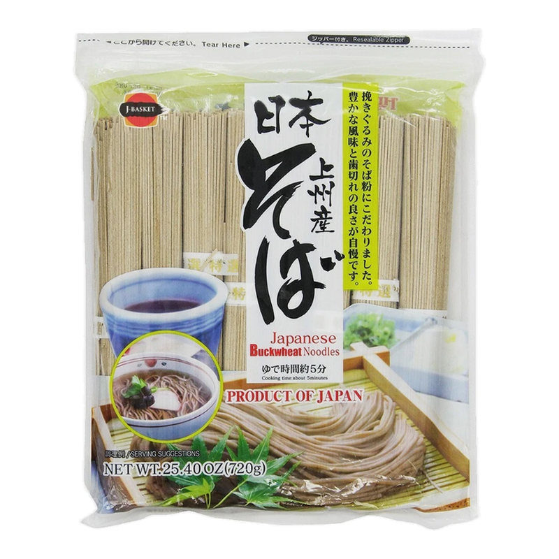 J-Basket J Basket Joshu Nihon Soba Instant Soba Noodles 720G