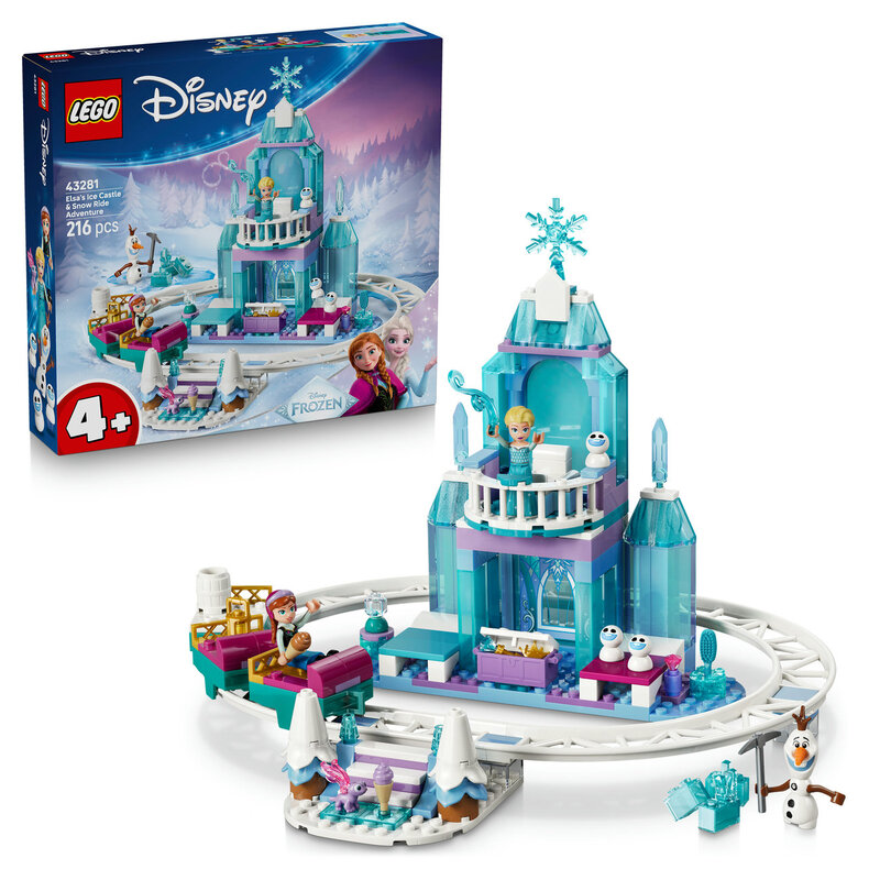 LEGO Disney Princess Le château de glace et la piste enneigée d’Elsa 43281 - vue 9