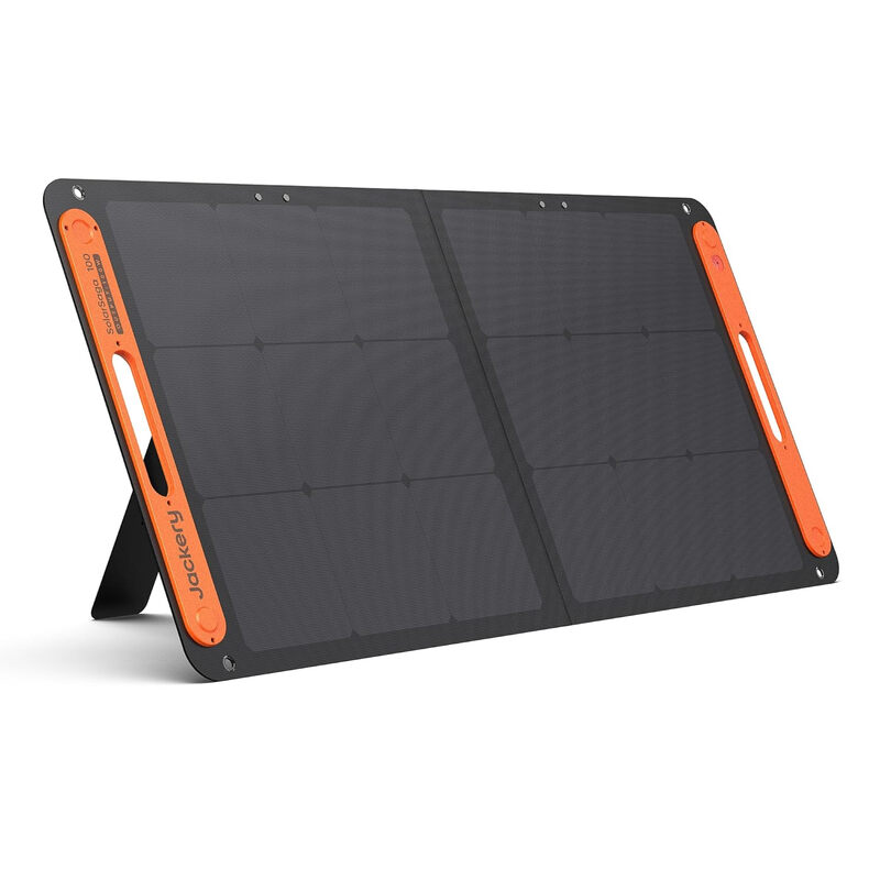 SolarSaga 100W Portable Solar Panel for Explorer 240/500/1000 Power Station, Foldable