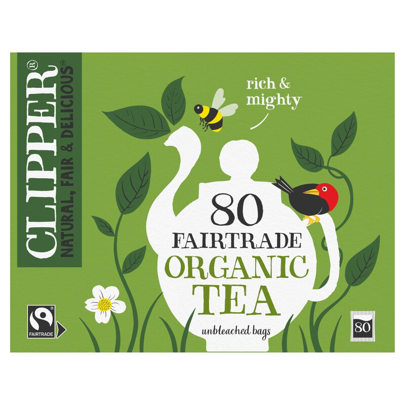 Organic Fairtrade 80 Tea Bags 232g