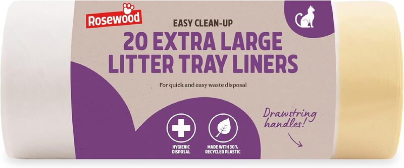 Rosewood Large Litter Tray Liners
