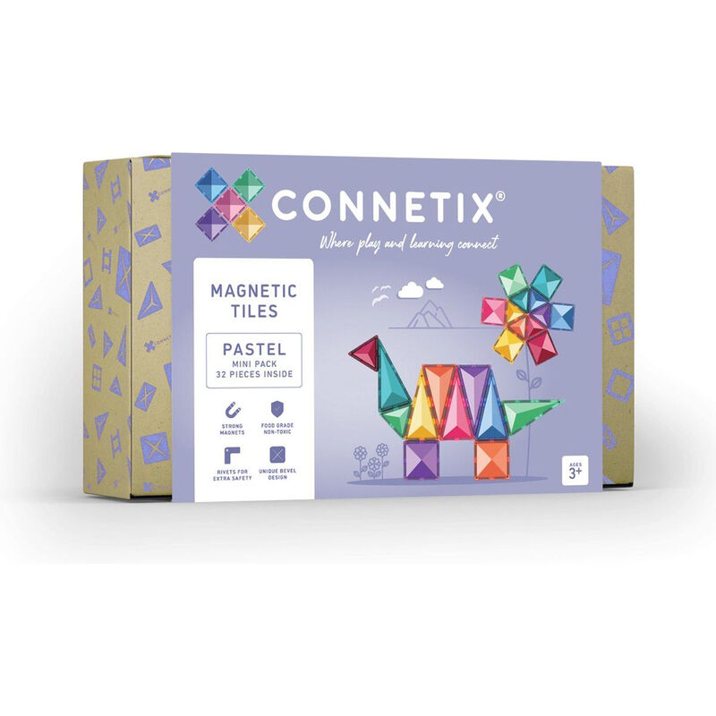 Connetix - Pastel Mini Pack 32 Stuks - (CT-P-00032-MI)