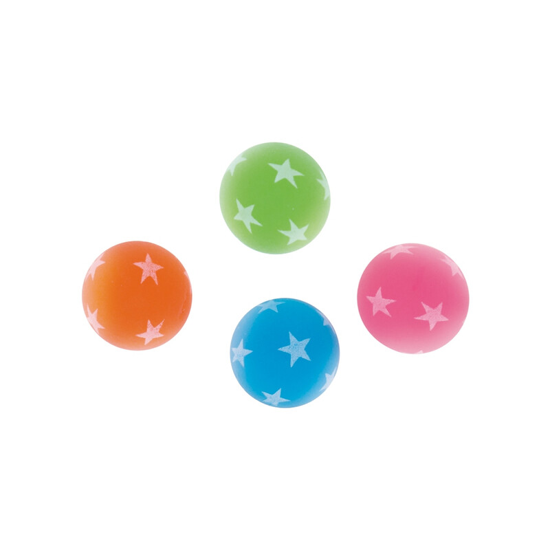 Unique Glow in the Dark Bouncy Balls, 8 pack