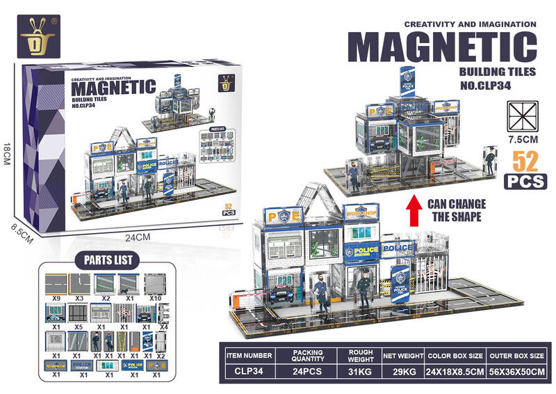 Educational Toys magnetic tiles magnetspielzeug magnetkugeln kinder Qiyuan Educationa