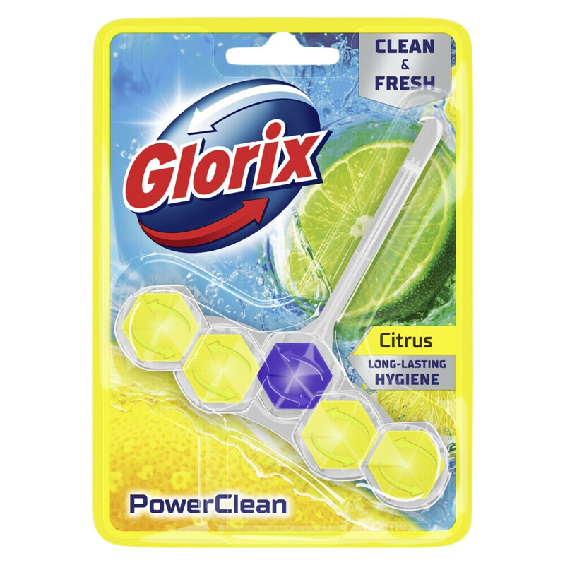 GLORIX Citrus PowerClean WC-blok 50 g