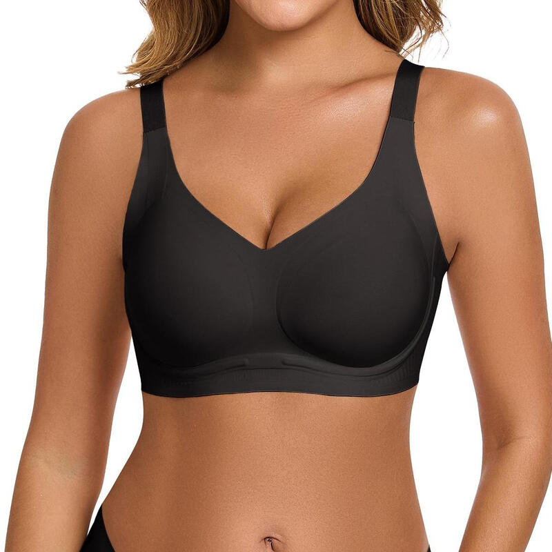 Cloudy V-Neck Support Bra - Valentine's Day Gift for Women, Comfortable Seamless Unde