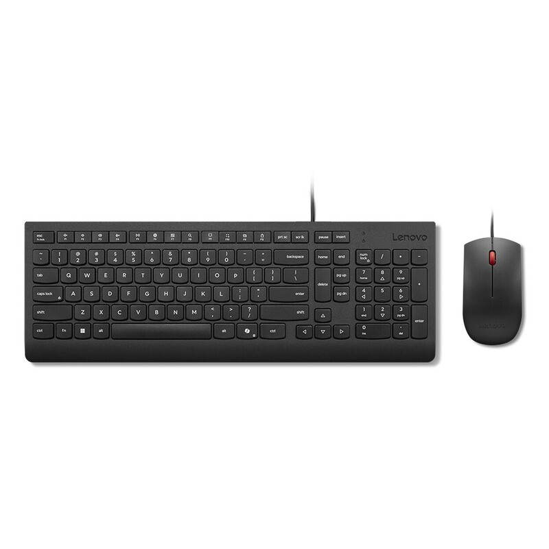 Lenovo 4X31R64400 toetsenbord, universeel USB, US-Engels, zwart, inclusief muis