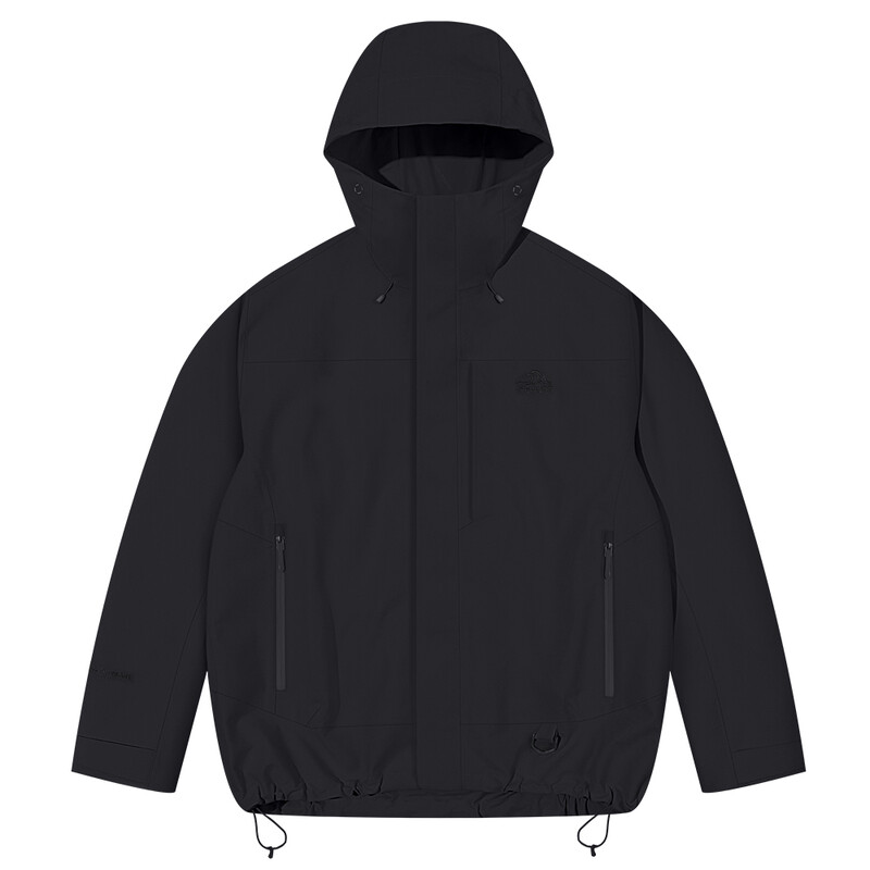 PELLIOT 3-in-1 Wander- und Kletterjacke Herren stilvolles lässiges Oberteil Herren Schwarz XL