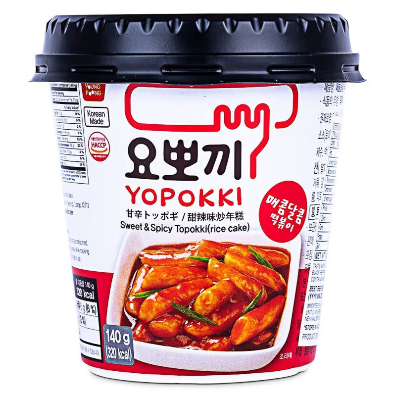 Yopokki Sweet And Spicy Topokki 140G