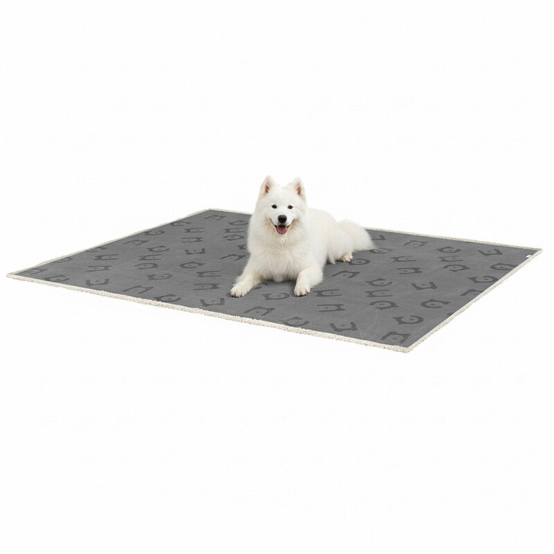 JOYFURNOS Hundedecke wasserdichte Sofaschutzdecke für Hunde, beidseitig nutzbar und maschinenwaschbar in Grau