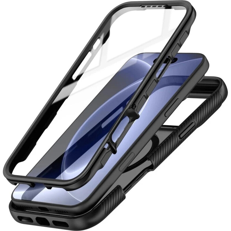 Tech-Protect Defense MagSafe hoesje voor iPhone 17 Pro Max / 18 Pro Max - Matzwart