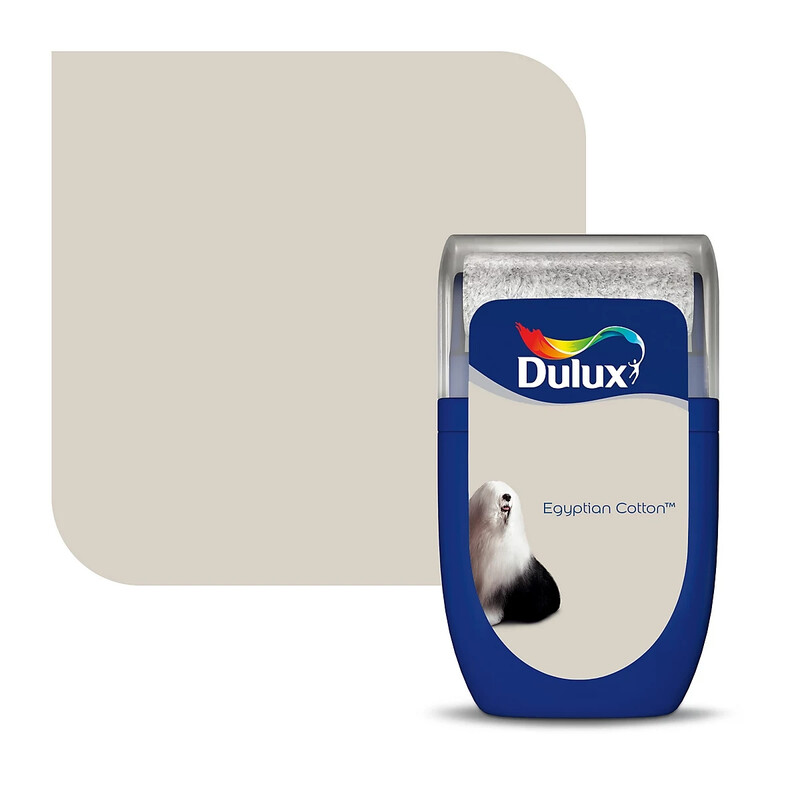 Dulux Matt Emulsion Paint Tester Pot - Egyptian Cotton - 30ml