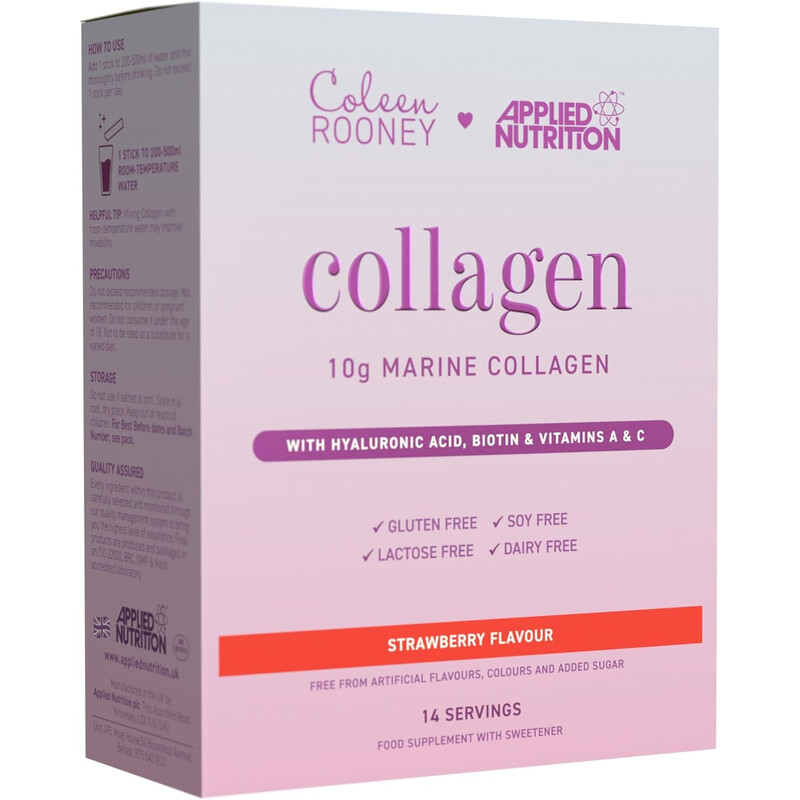 Applied Nutrition Colleen Rooney Marine Collagen Stick Packs Strawberry Flavour - 14 Stick Packs