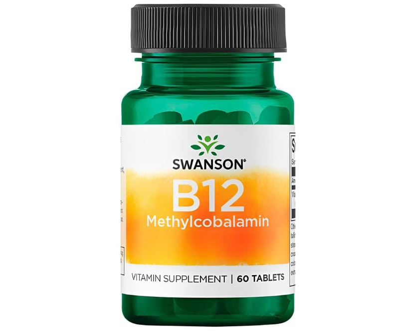 Swanson Red Methyl Vitamin B12 Energy Metabolism Capsules - 60 Capsules