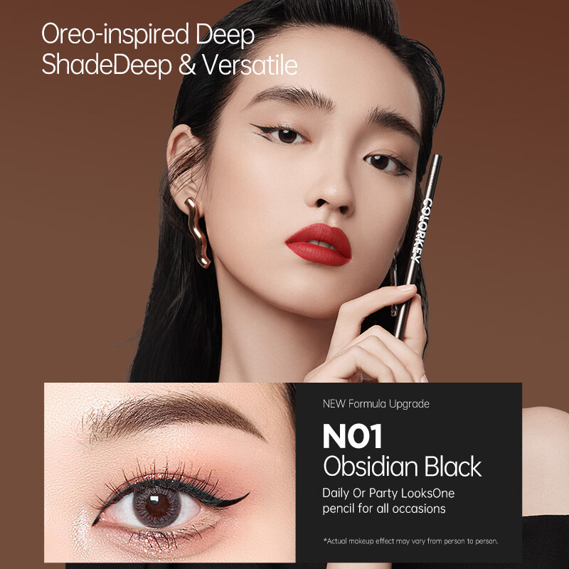 COLORKEY Long Lasting Gel Eyeliner N01 Obsidian Black 0.05g