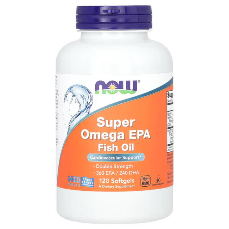 Omega EPA Molecularly Distilled Fish Oil Heart Health - 120 Softgels