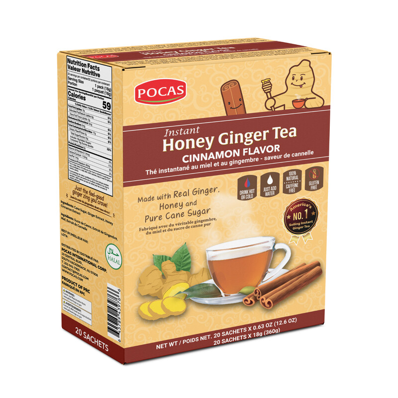 HONEY GINGER TEA WITH CINNAMON 20PCx18g