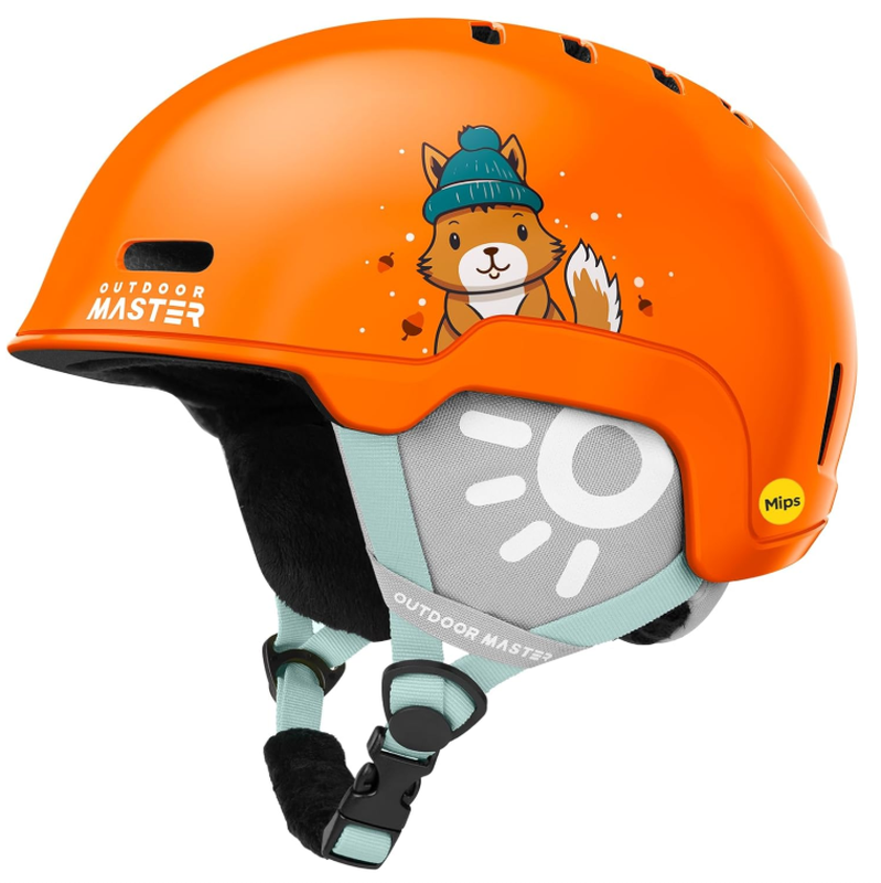 Reindeer MIPS Kids Ski Helmet for Boys, Girls & Youth Orange XS