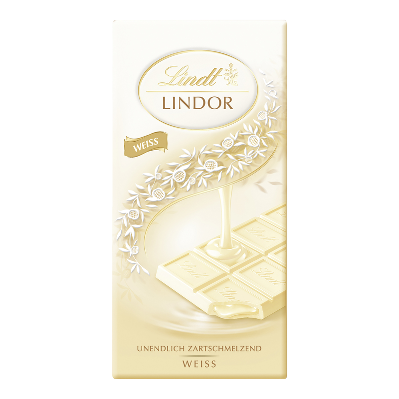 Lindt Lindor Tafel Weiß 100g