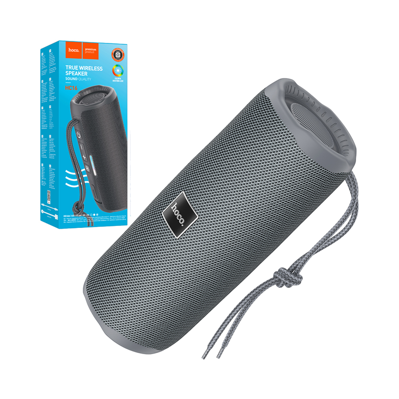 HC16 Waterproof Sports Outdoor Bluetooth Speaker - Grey