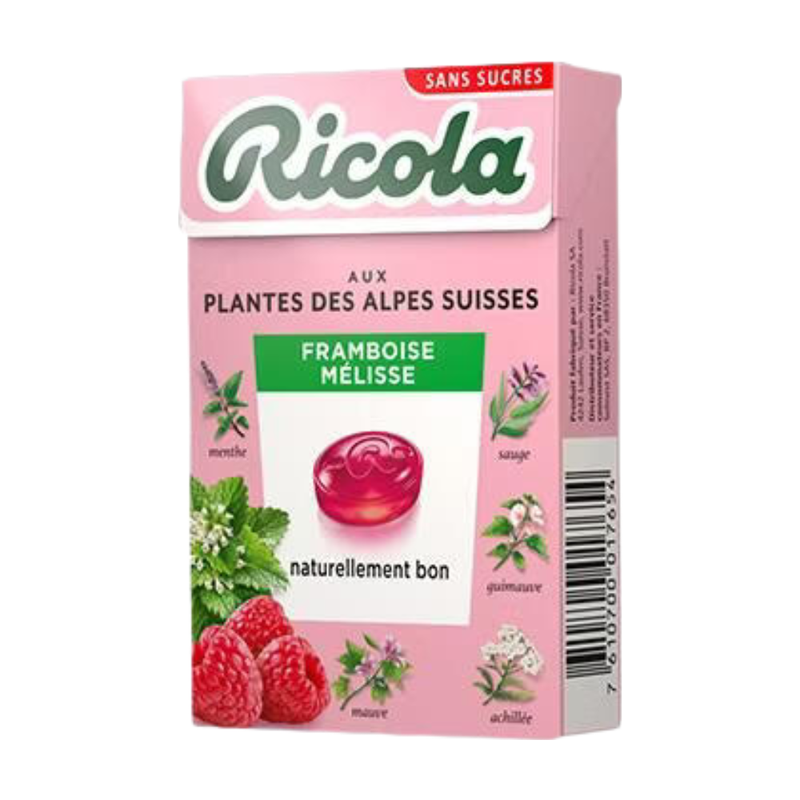 Bonbons Mélisse Sans Sucres Ricola La Boite De 50g