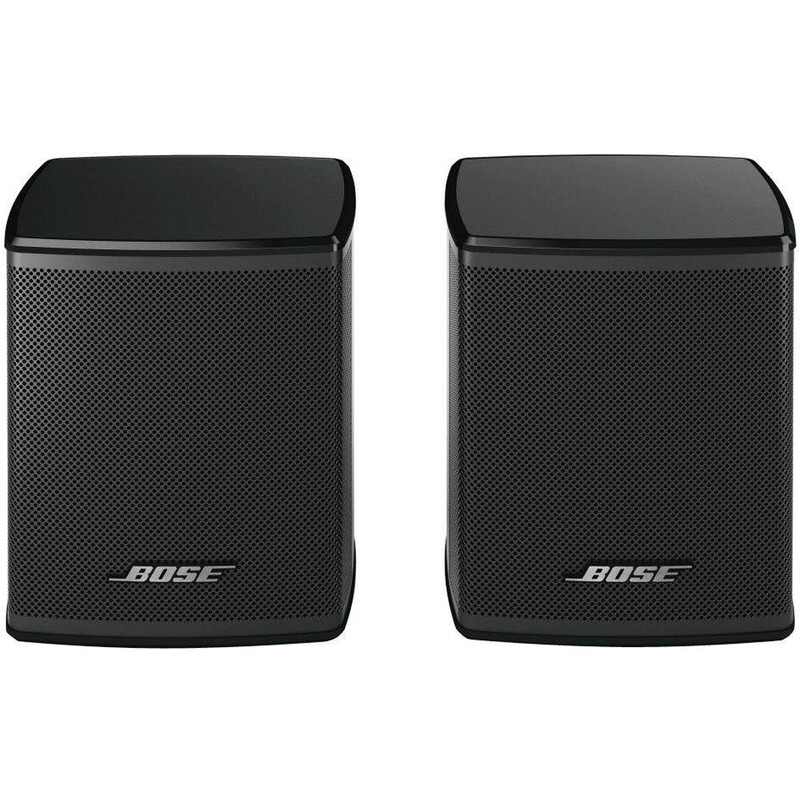 Bose Kabellose Surround-Sound-Lautsprecher, 10 W Kompakte immersive Heimkino-Satellitenlautsprecher kompatibel mit Bose Soundbar 300/500/600/700/900/Smart Ultra Soundbar, Schwarz (EU-Version)