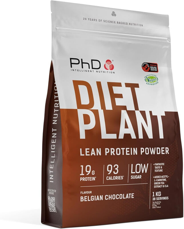 Diet Plant Protein Powder Belgian Chocolate Flavour - 1kg