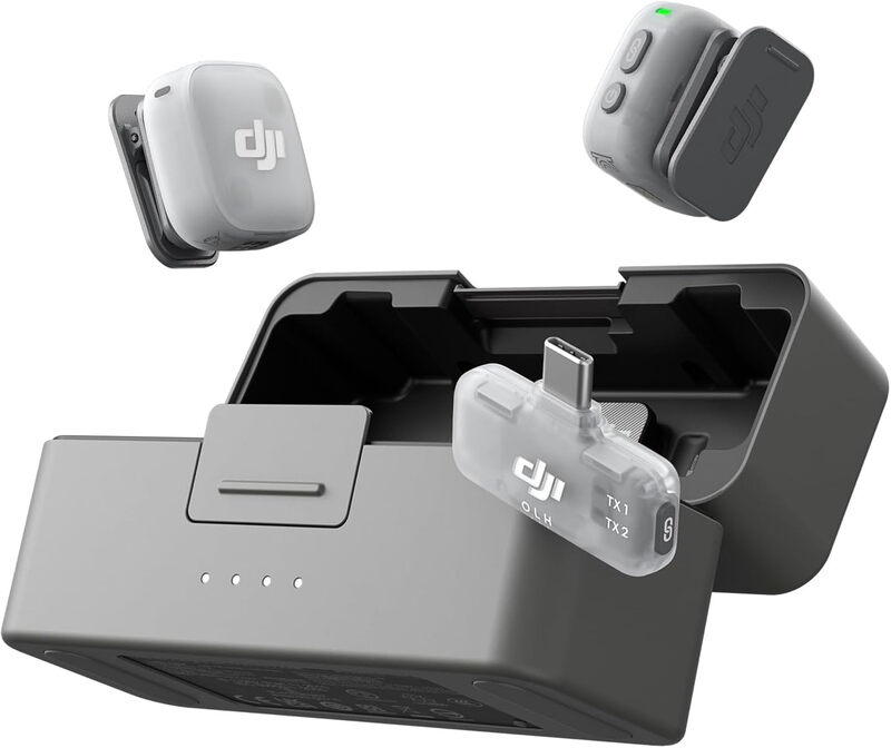 Mic Mini 2 (2 TX + 1 Mobile RX + Charging Case)