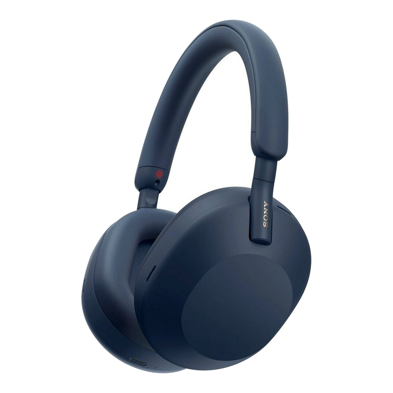 Sony WH-1000XM5 Kabellose Over-Ear-Kopfhörer mit Geräuschunterdrückung Blau WH1000XM5L.CE7 30 mm Treiber 30 h Akku LDAC Multipoint