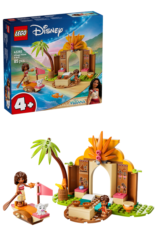 LEGO® ǀ Disney Moana Boerderijhuis & Boot Bouwspeelgoed 43282