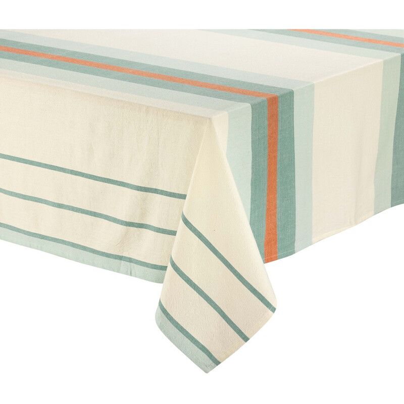 WINKLER Nappe recyclée Yuna vert d’eau - 170 x 170 cm