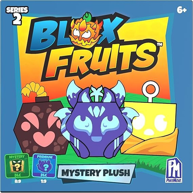 Roblox Blox Fruits Peluche Mystère Série 2 + Code DLC Unique