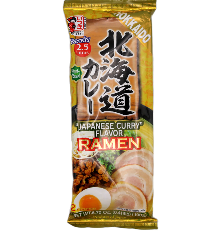Hokkaido Curry Ramen Noodles 190g (2-Pack)
